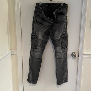 Mens Waimea 34x32 jeans w/ cargo pockets and extra zipper pockets